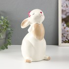 Сувенир керамика "Кролики милашки" белые МИКС 20х10х10,5 см - Фото 6
