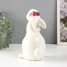 Сувенир керамика "Кролики милашки" белые МИКС 20х10х10,5 см - Фото 8