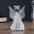 Сувенир "Ангелок с цветными вставками на зеркале" 7×4,5 см - Фото 3