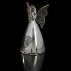 Сувенир "Ангелок с зеркальной юбочкой ажурное сердце" 10х6 см - Фото 3