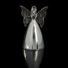 Сувенир "Ангелок с зеркальной юбочкой ажурное сердце" 10х6 см - Фото 4