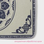 Набор ковриков для ванной и туалета Доляна «Адиса», 2 шт., 50×80 см, 40×50 см, серый - Фото 3