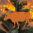 Новогодняя подвеска «Быки и коровы» 0,2х19х10,5 см 4811920