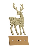 Декор новогодний «Яркий олень» золотой, 6×14×24 см - Фото 4