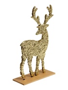 Декор новогодний «Яркий олень» золотой, 6×14×24 см - Фото 7
