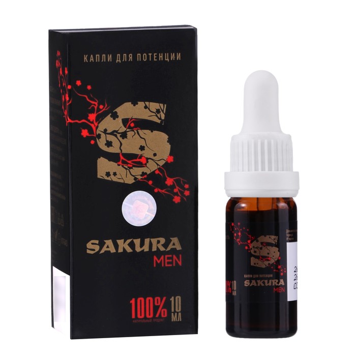 Капли Sakura men, мужская сила, 10 мл - Фото 1