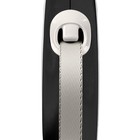 Рулетка Flexi NEW LINE Comfort L (до 50 кг) лента, 8 м серый/черный - Фото 3