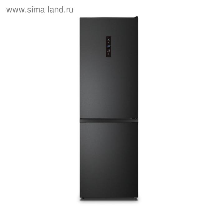 Холодильник Lex RFS 203 NF BL, двухкамерный, класс А+, 300 л, No Frost, чёрный - Фото 1