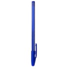 Ручка шариковая "Полоски синий/белый", 0.5 мм, стержень синий - фото 5817934