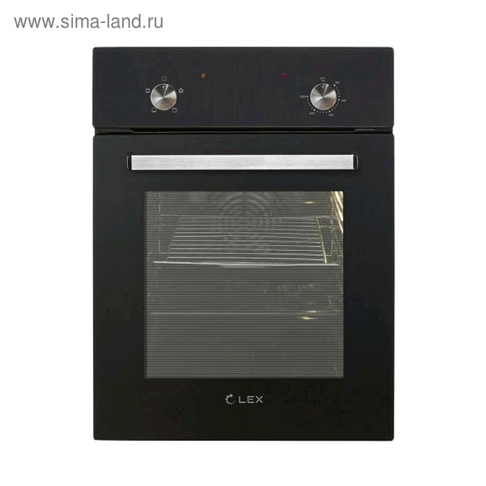 Духовой шкаф Lex EDM 4540 BL, электрический, 58 л, класс А, чёрный - Фото 1