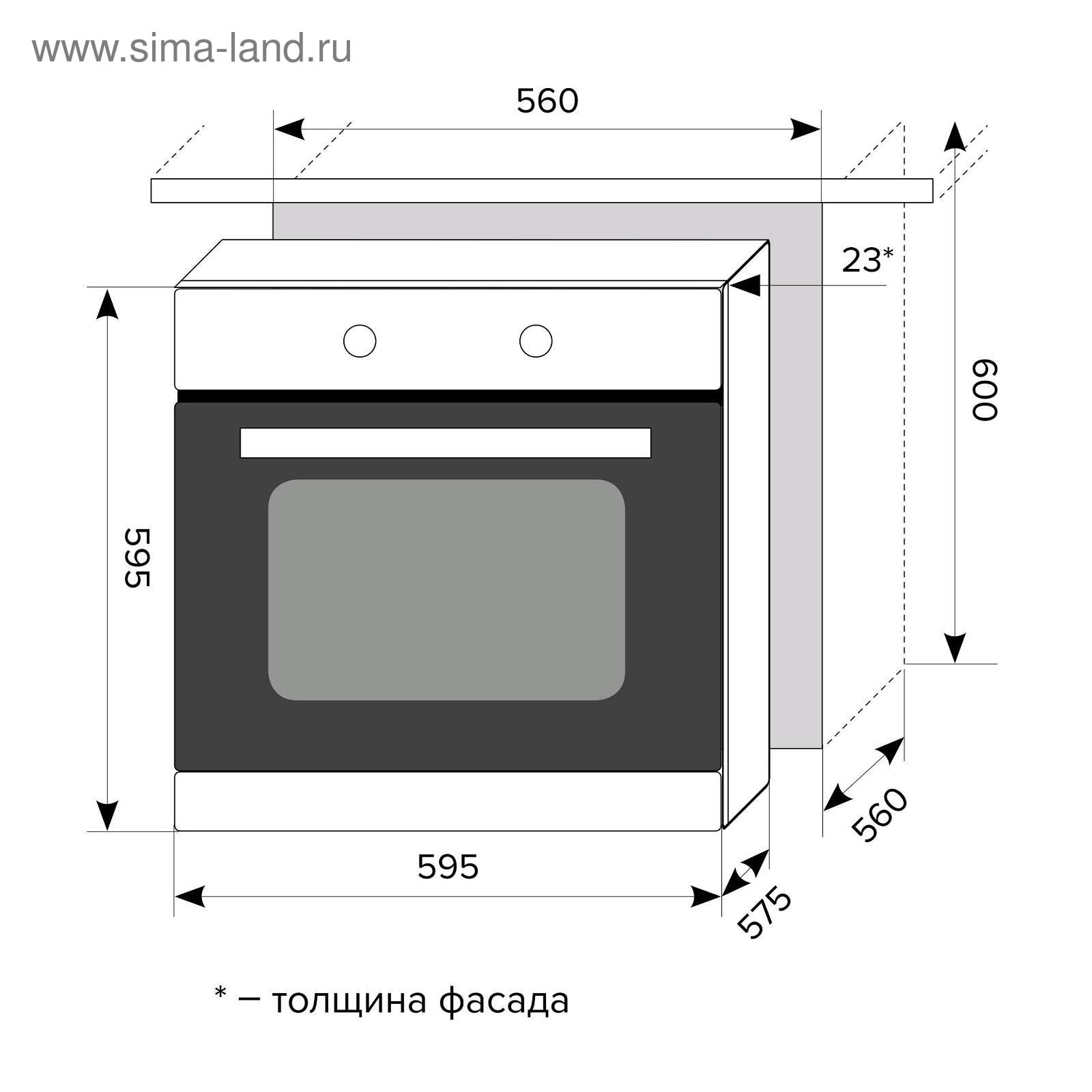 Lex edm 072c iv духовой шкаф