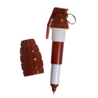 Ручка-прикол Calligrata «Граната», раздвижная, синий/чёрный стержень, шариковая, МИКС 639356