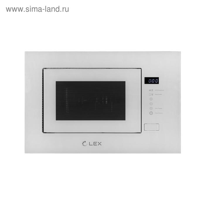 Встраиваемая микроволновая печь Lex BIMO 20.01 WHITE, 700 Вт, 20 л, 5 режимов, гриль - Фото 1