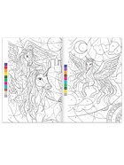 Раскраски по номерам «Для девочек», набор 4 шт., по 16 стр. - Фото 2