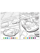 Раскраска по номерам «Гонка чемпионов», 16 стр., формат А4 - Фото 2