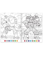 Раскраска по номерам «Атака роботов», 16 стр., формат А4 - Фото 3