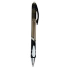 Ручка шариковая со стираемыми чернилами, линия 0,8 мм, автоматическая, стержень синий, цвет корпуса черный тонированый, с резиновым держателем - фото 11847916