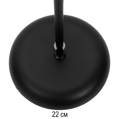 Торшер «Тренд 2» 1×40 Вт Е27+1хЕ27 40 Вт черный 22×22×180 см