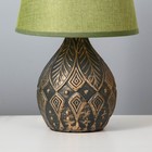 Лампа настольная 38046/1 E14 40 Вт черно-золотой 23×23×32 см RISALUX - фото 21136718