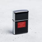 Зажигалка бензиновая «Лучше стыдно», 5,5 х 3,5 см. - Фото 2