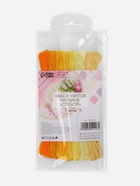 Нитки мулине, 8±1 м, набор 7 шт., жёлтые - Фото 4