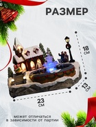 Светодиодная фигура «Новогодний фонтан» 23×18×13 см, полистоун, батарейки ААх3 (не в комплекте), USB, свечение тёплое белое - Фото 2