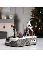 Светодиодная фигура «Новогодний фонтан» 23×18×13 см, полистоун, батарейки ААх3 (не в комплекте), USB, свечение тёплое белое - Фото 6