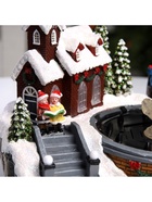 Светодиодная фигура «Новогодний фонтан» 23×18×13 см, полистоун, батарейки ААх3 (не в комплекте), USB, свечение тёплое белое - Фото 7