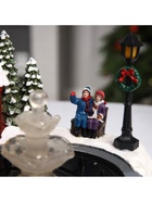 Светодиодная фигура «Новогодний фонтан» 23×18×13 см, полистоун, батарейки ААх3 (не в комплекте), USB, свечение тёплое белое - Фото 8