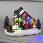 Светодиодная фигура «Рождественский поезд», 12×17 см, 5 LED, от батареек AААх3, свечение мульти - Фото 1