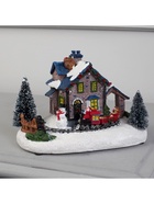 Светодиодная фигура «Рождественский поезд», 12×17 см, 5 LED, от батареек AААх3, свечение мульти - Фото 5