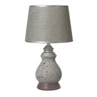 Лампа настольная 16175/1 Е14 40Вт серый 22х22х38 см RISALUX - фото 22972249