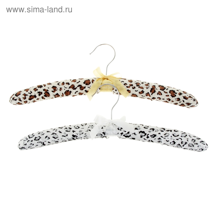 Плечики для одежды мягкие «Сафари. Гепард», размер 44-46, цвет МИКС - Фото 1