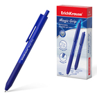 Ручка гелевая автоматическая стираемая ErichKrause "ErgoLine" Magic, узел 0.5 мм, чернила синие, эргономичная с держателем, корпус "Soft-touch" - фото 9084304