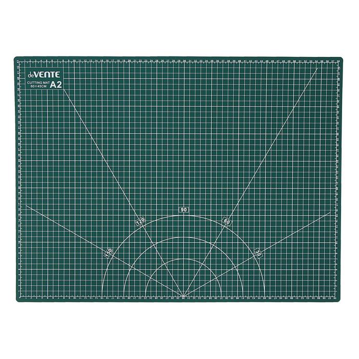 Коврик для резки макетный A2 deVENTE, 3 мм, непрорезаемый, двусторонний, трёхслойный - Фото 1