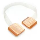 Подхват для штор на ленте "Квадрат перламутровый", цвет бежевый - Фото 1