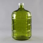 Бутыль стеклянный «GJR. Зелёный», 11,4 л, цвет зелёный - фото 9084403