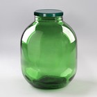 Бутыль стеклянный «Зелёный», 7,5 л, цвет зелёный - фото 304533673