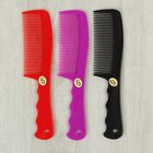 Расчёска с ручкой, цвета МИКС - Фото 3