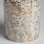 Горшок керамический с тиснением, кашпо «Вкрапления», 8 х 9,5 см - Фото 4