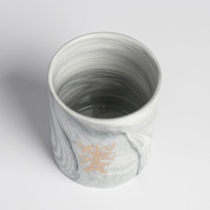 Горшок керамический с тиснением, кашпо «Париж», 8 х 9,5 см - фото 1901300774