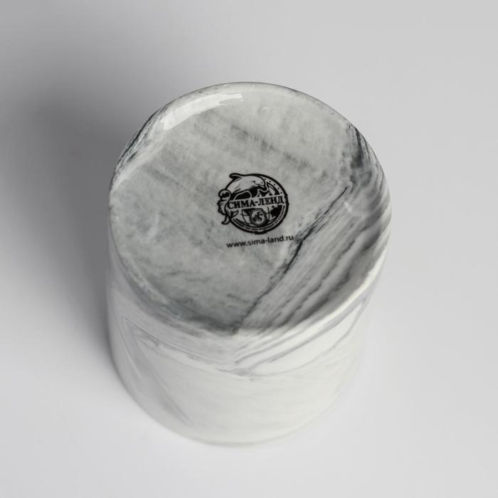Горшок керамический с тиснением, кашпо «Париж», 8 х 9,5 см - фото 1901300776