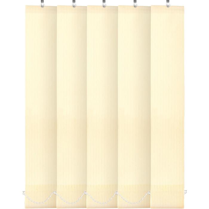 Вертикальные жалюзи «Лайн», 160 х 180 см, управление к механизму, цвет бежевый - Фото 1