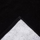Полотенце махровое Этель ЧБ «I love black», пестроткань, 70×130 см - Фото 3