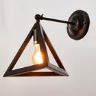 Бра «Пирамида» 1хE27 40 Вт черный 25×30×30 см - Фото 4