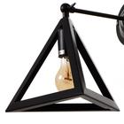 Бра «Пирамида» 1хE27 40 Вт черный 25×30×30 см - Фото 8