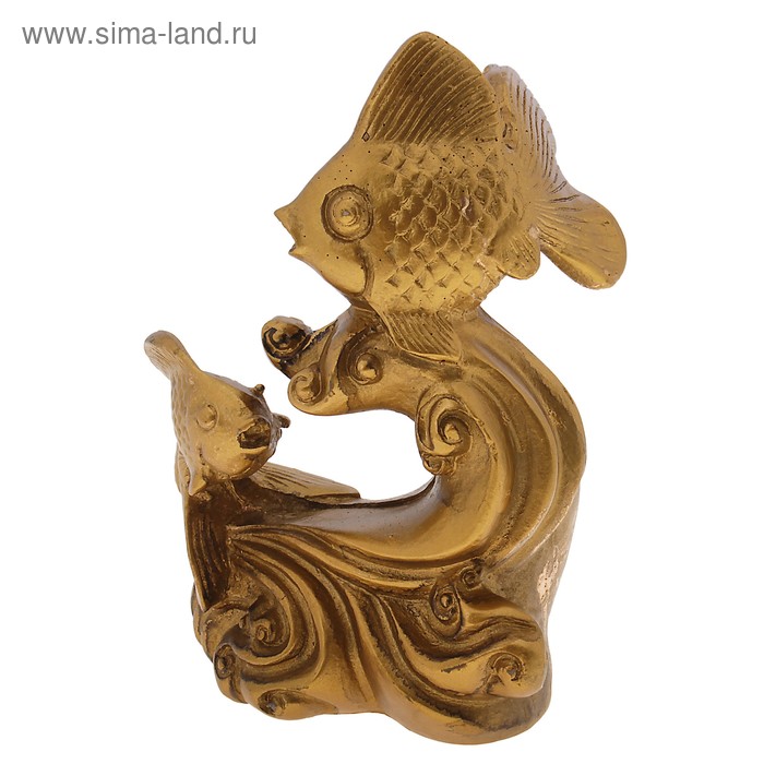 Нэцкэ бронза "Карп" - Фото 1