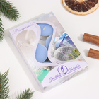 Набор чайных свечей ароматических "Рождество", 3,8х1,6 см, 3,5 ч, 12 г, 6 штук - Фото 4