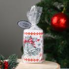 Свеча-цилиндр «С Новым годом! Колокольный звон», 6×10 см, 30 ч, 227 г, графика - Фото 4