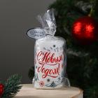 Свеча-цилиндр «С Новым годом!», 6×10 см, 30 ч, 227 г, графика - Фото 5